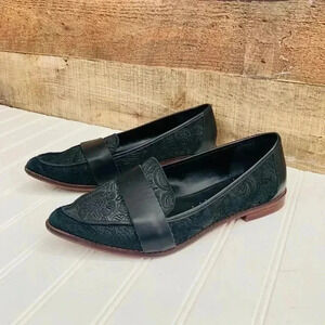 Sole Society Embossed Leather Flats